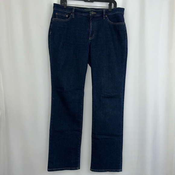 Women’s LRL Lauren Jeans Co Dark Wash Jeans Size 12 - Picture 1 of 4